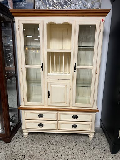China Cabinet Two Tone