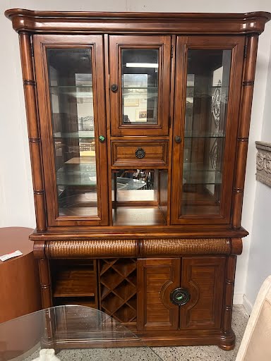 Cindy Crawford China Cabinet 85"h