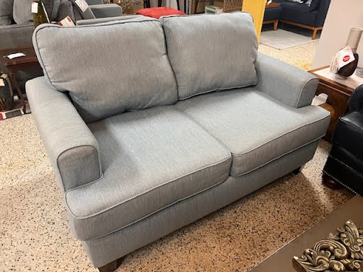 Light Blue 60"w Love Seat
