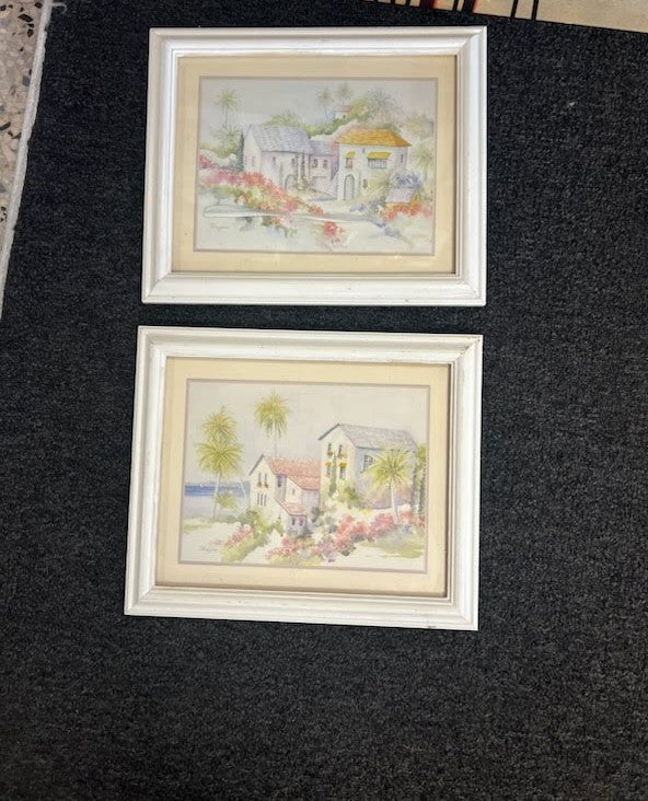 SET OF 2- 10" x 11.5" Wall Art