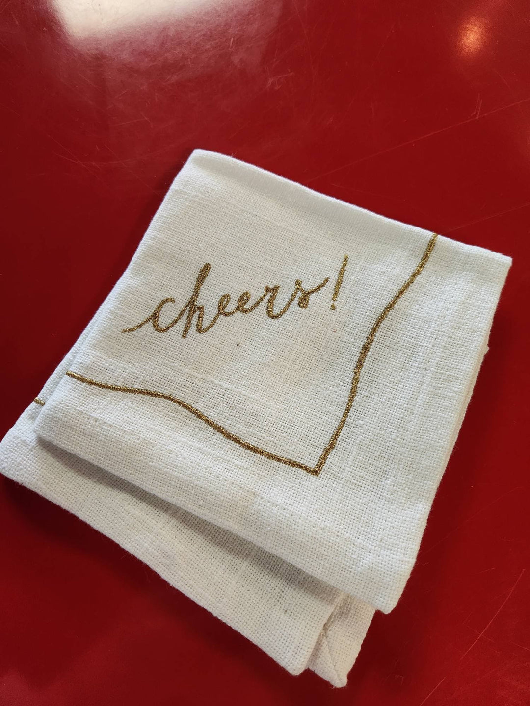 SET OF 6- Cheers RESTORATION HARDWARE napkins