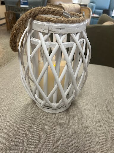 White Lantern Decor
