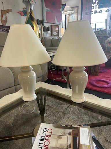 SET OOF2- Porcelain Table Lamps