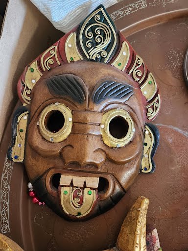 Balinese Indonesian Mask Hand Craved Small