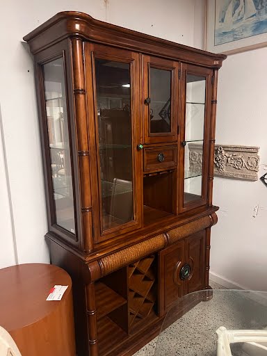 Cindy Crawford China Cabinet 85"h