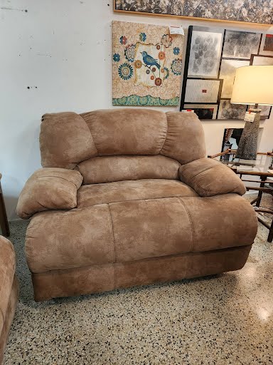 Recliner Oversize Brown Manual