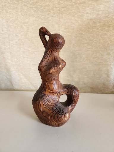 10" Height Carved Women