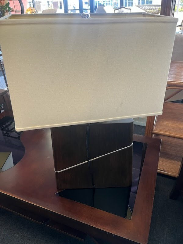 SET OF 2- Brown Table Lamp