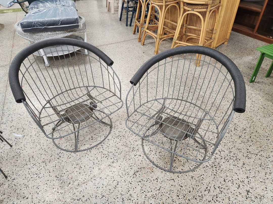 SET OF 2 Metal Outdoor Chair's (frame only)