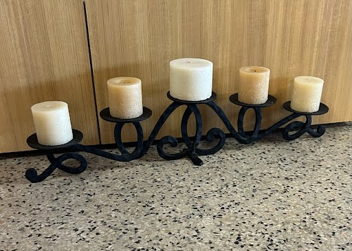 Candleabra - Wrought Iron (holds 5)