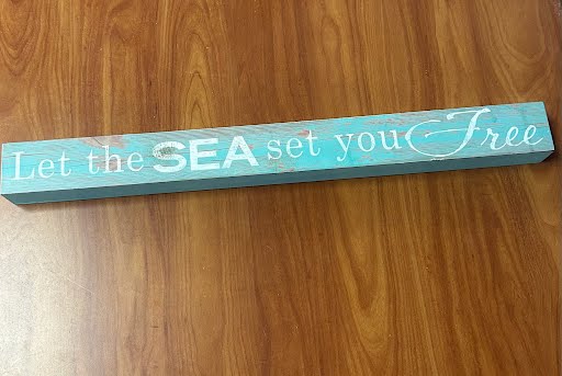 24"w Beach Sign