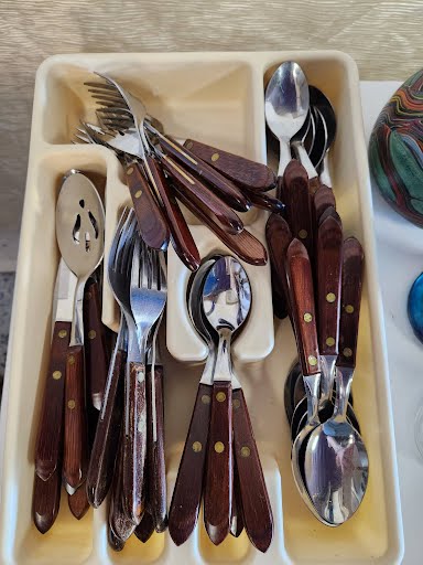 45 PIECES- Town & Country Stainless silverware