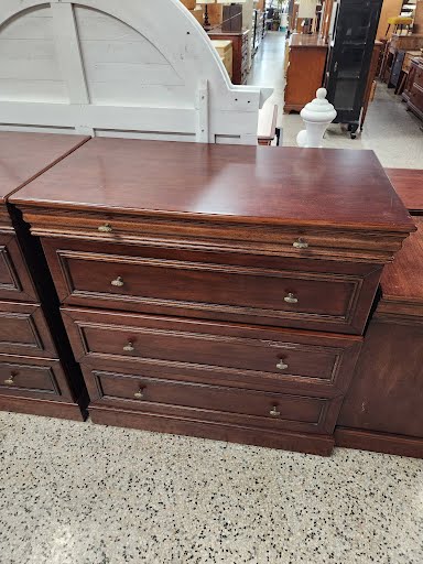 Three Drawer Ornate Chest
