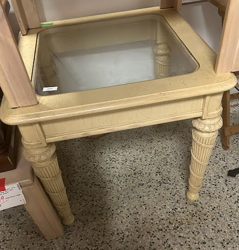 End Table Whitewash
