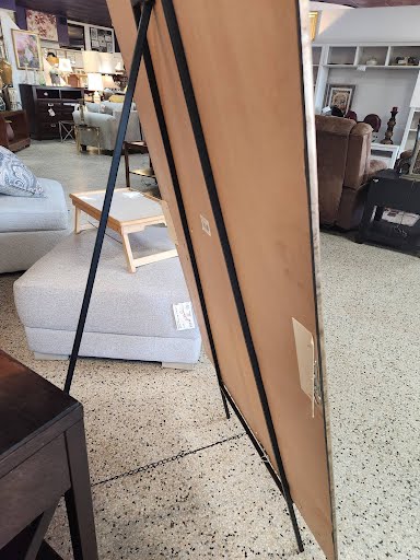 Rectangular Floor Mirror with Stand