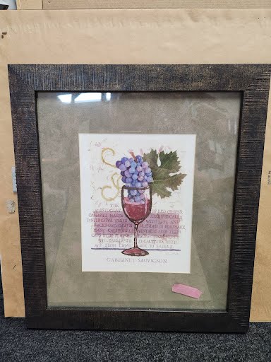 15 5/8 x 17.5" Cabernet Wall Art