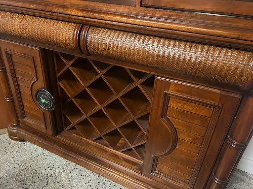 Cindy Crawford China Cabinet 85"h