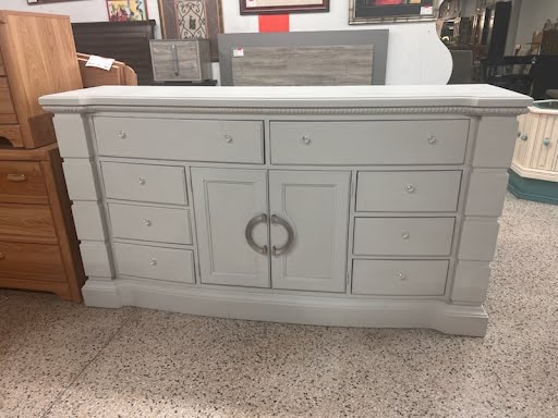 Grey Painted Dresser/Tv Unit