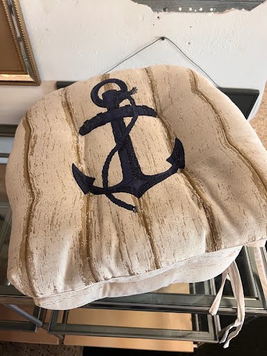 SET OF 4- Anchor Tie Seat Cushions