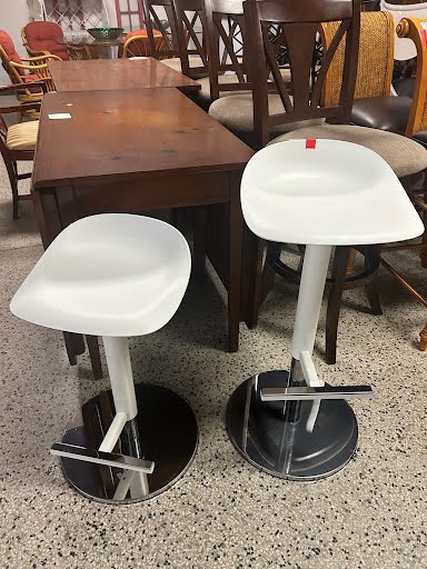 SET OF 2- Adjustable Height Stools
