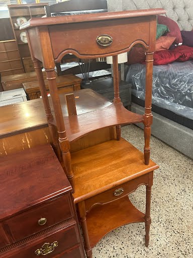 SET OF 2- Wood Nightstands
