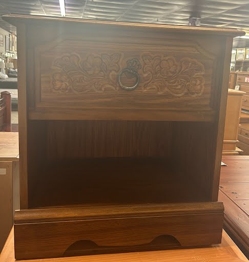 Carved Nightstand