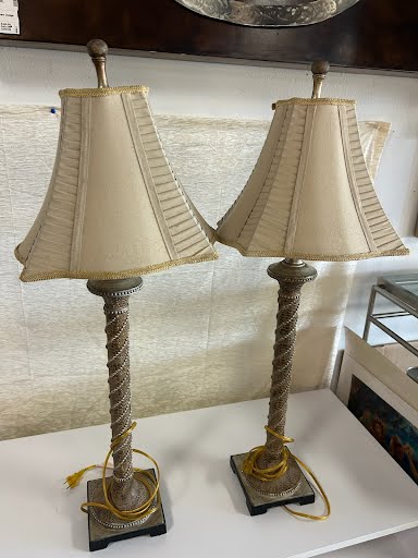 SET OF 2- 37" height Table Lamps