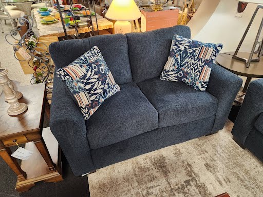 Love Seat - Allure Navy 60"w