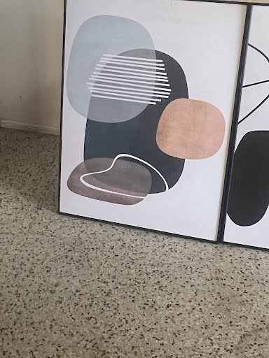 3 Piece Contemporary Framed Canvas Wall Art