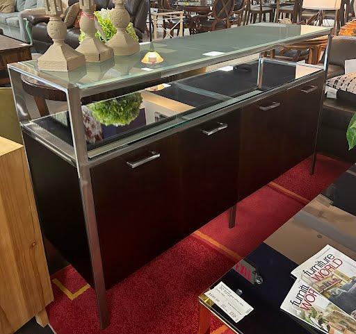 Buffet Frosted Glass Top