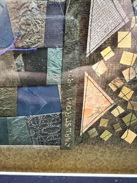 Lucinda Carlstorm Quilted Paper Sculpture Wall Art