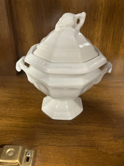 Grape Leaf Soup Tureen