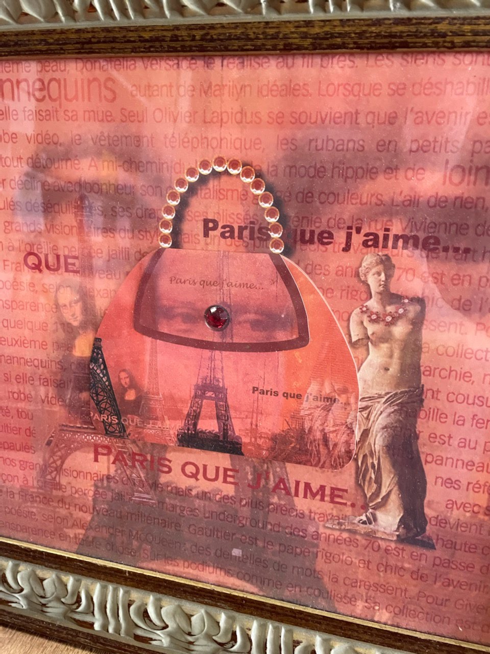 19"x17" Paris Framed Art