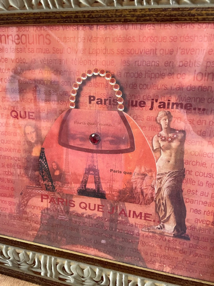 19"x17" Paris Framed Art