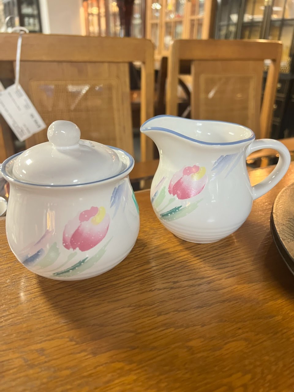 2 piece Cream and Saucer set light winds