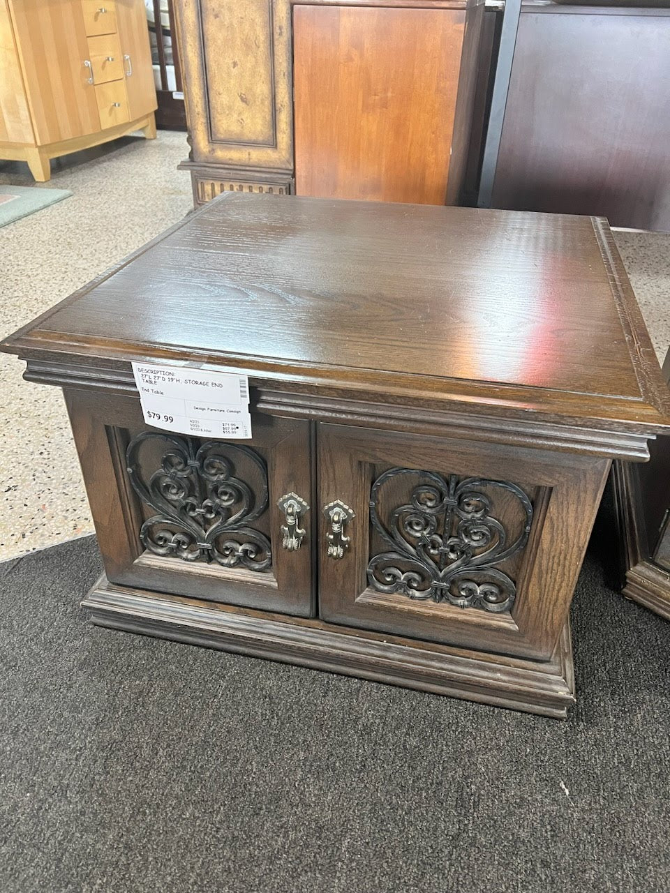 Storage End Table