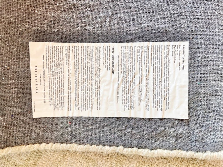 8x10 Pottery Barn Area Rug