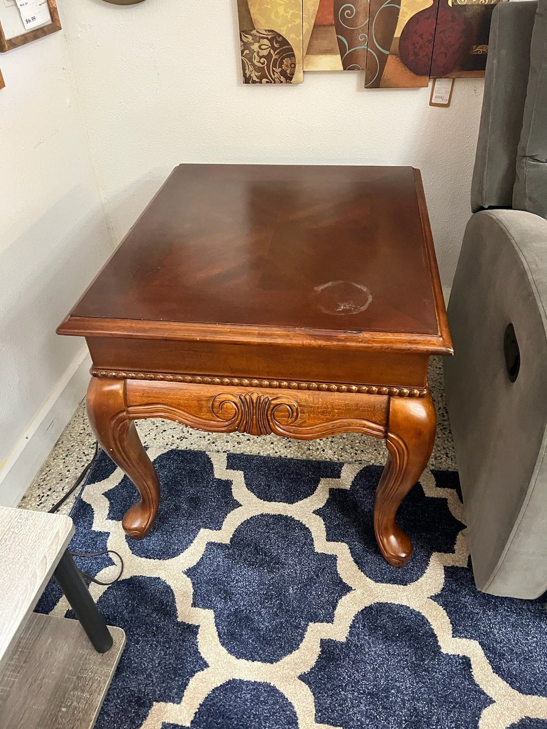 Cherry Wood End Table