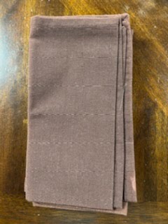 SET OF 4 - Brown Napkins