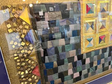 Lucinda Carlstorm Quilted Paper Sculpture Wall Art