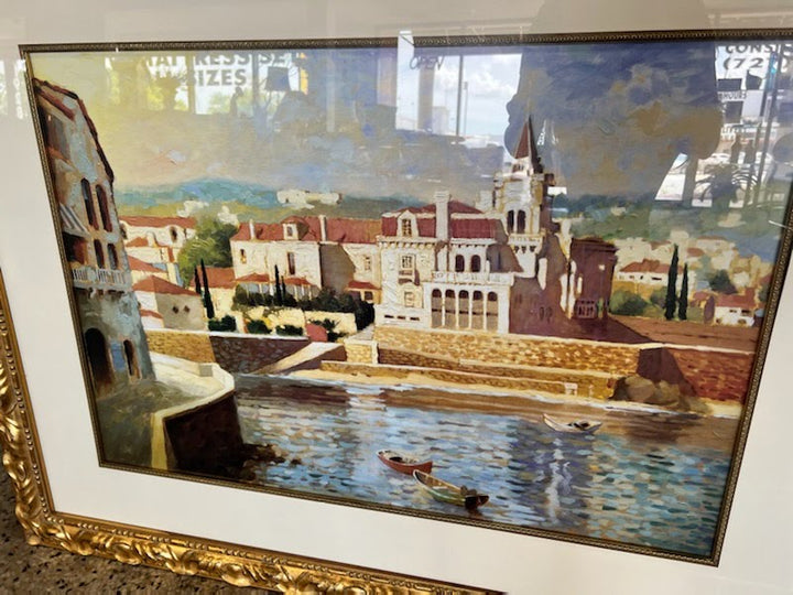 45"x36" Gold Frame Wall Art