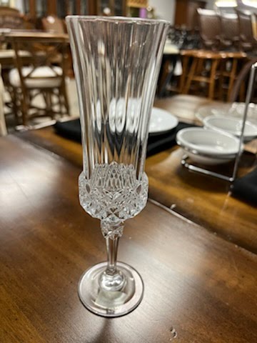 Cut Champagne Glass