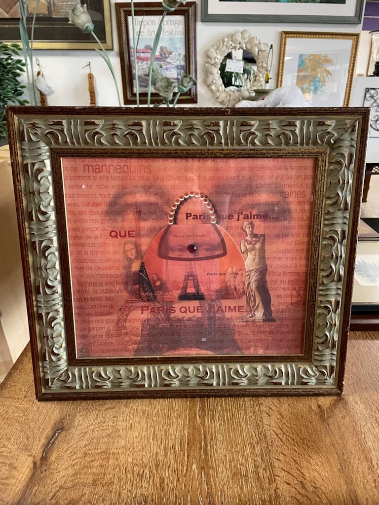 19"x17" Paris Framed Art