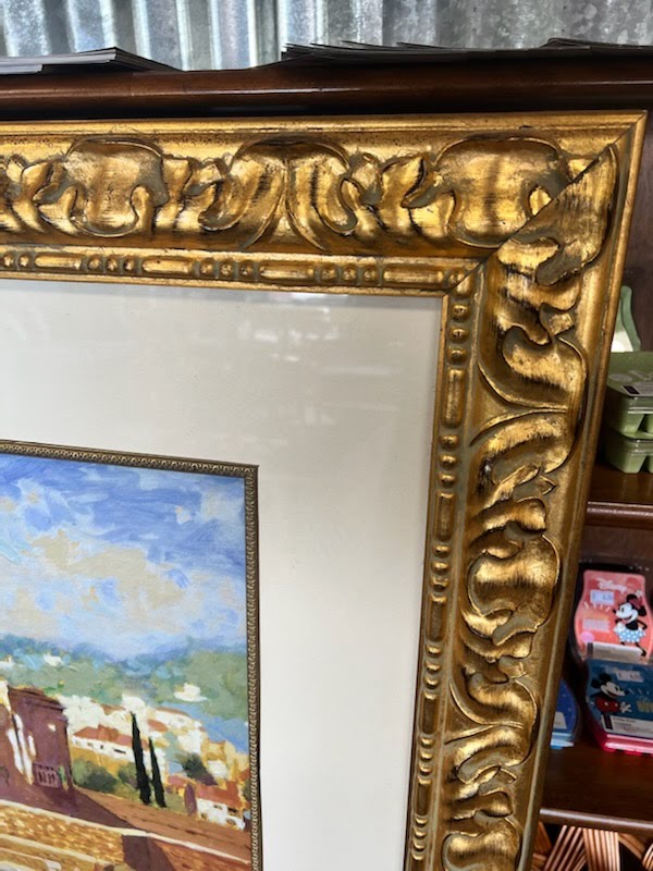 45"x36" Gold Frame Wall Art