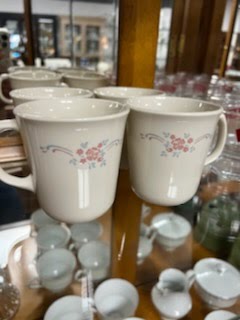 Set/4 eggshell mug