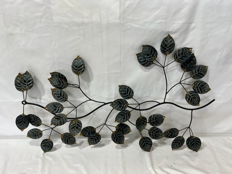 Two Tone Metal Leaf Wall Art