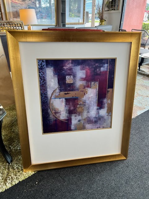 35" x 41" Burgundy I Wall Art
