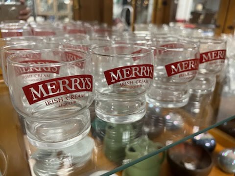 Set/4 Merrys Irish Cream Liqueur Cups