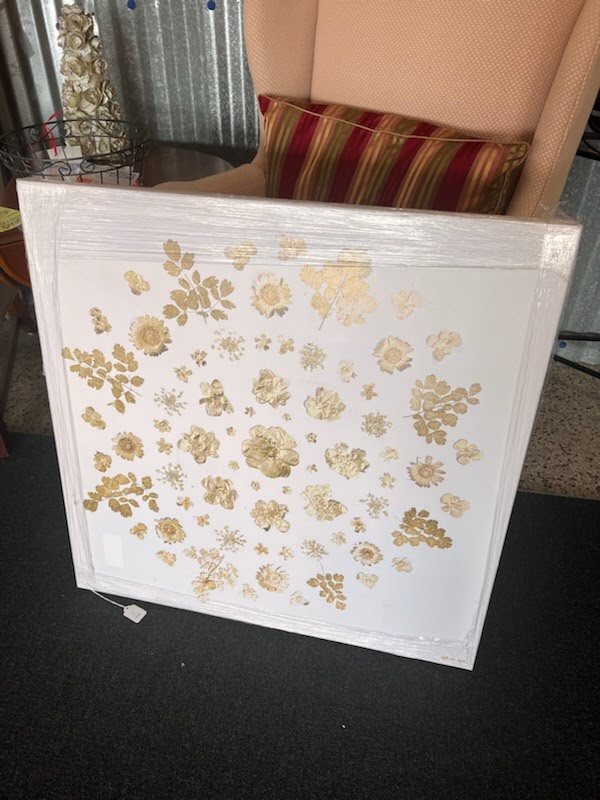 Gold Flower Mandala Oliver Gal , 30" x 30", Canvas Wall Art
