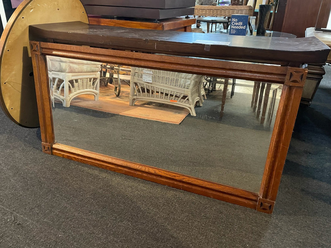 Slim Wood Frame Mirror